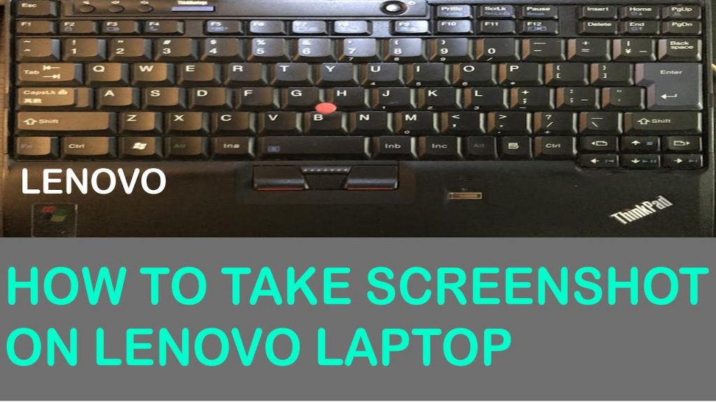 Take Screenshot on Lenovo Laptop