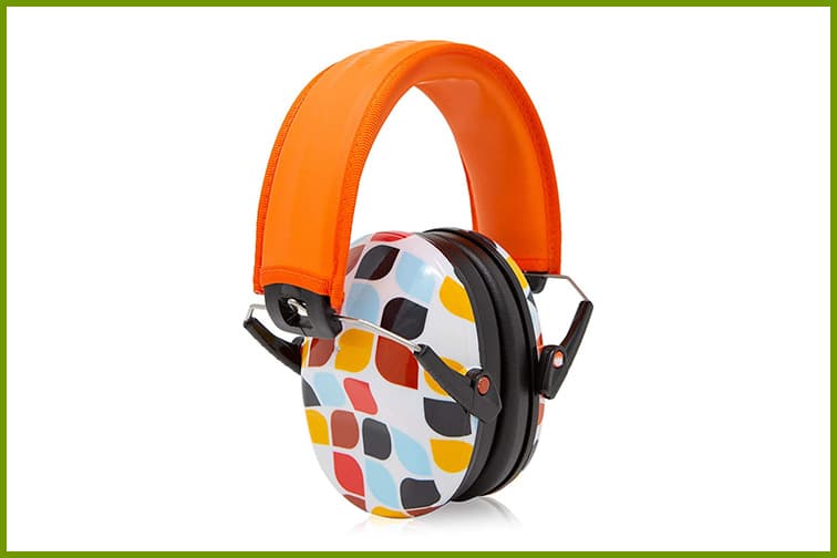 Muted Designer Hearing Protection Infant Earmuffs