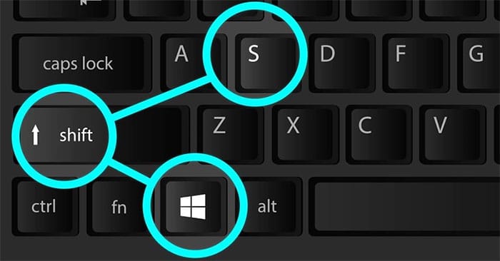 Press Windows Key + Shift + S to Take a Custom Screenshot